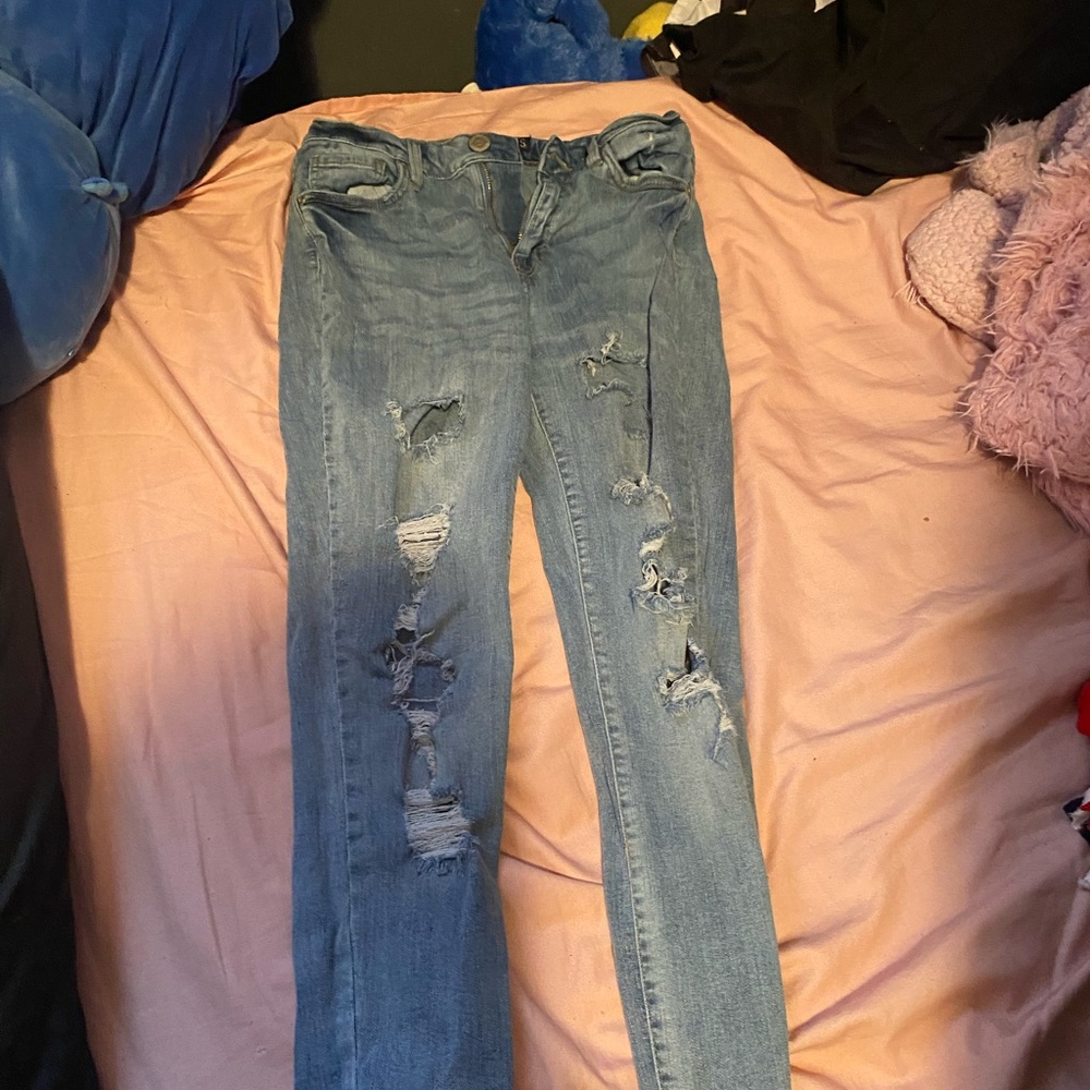 Hot kiss ankle jeans